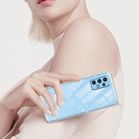Samsung Galaxy A23 5G Csillogó Védőtok + 2db Üvegfólia Szett 7
