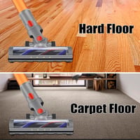 Dyson V7-V15 kompatibilis motoros turbókefe LED-fénnyel, szőnyegre és keménypadlóra 5
