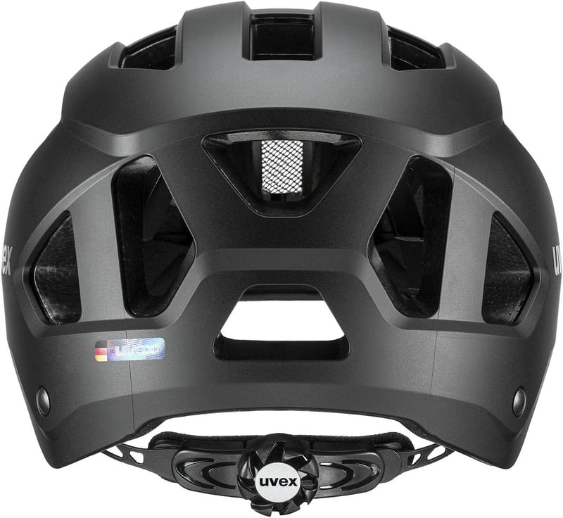 Uvex Stride Style Kerékpáros Bukósisak - Egyéni Méretbeállítás, Német Minőség, Hardshell Technológia, 53-56 cm, Fekete Matt, Unisex