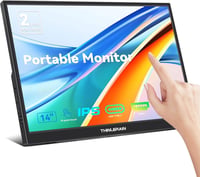 Thinlerain 14" Hordozható Érintőképernyős Monitor - Full HD IPS Kijelző, USB-C/HDMI Csatlakozás, 10 Pontos Érintés, PC/Laptop Kiegészítő 1