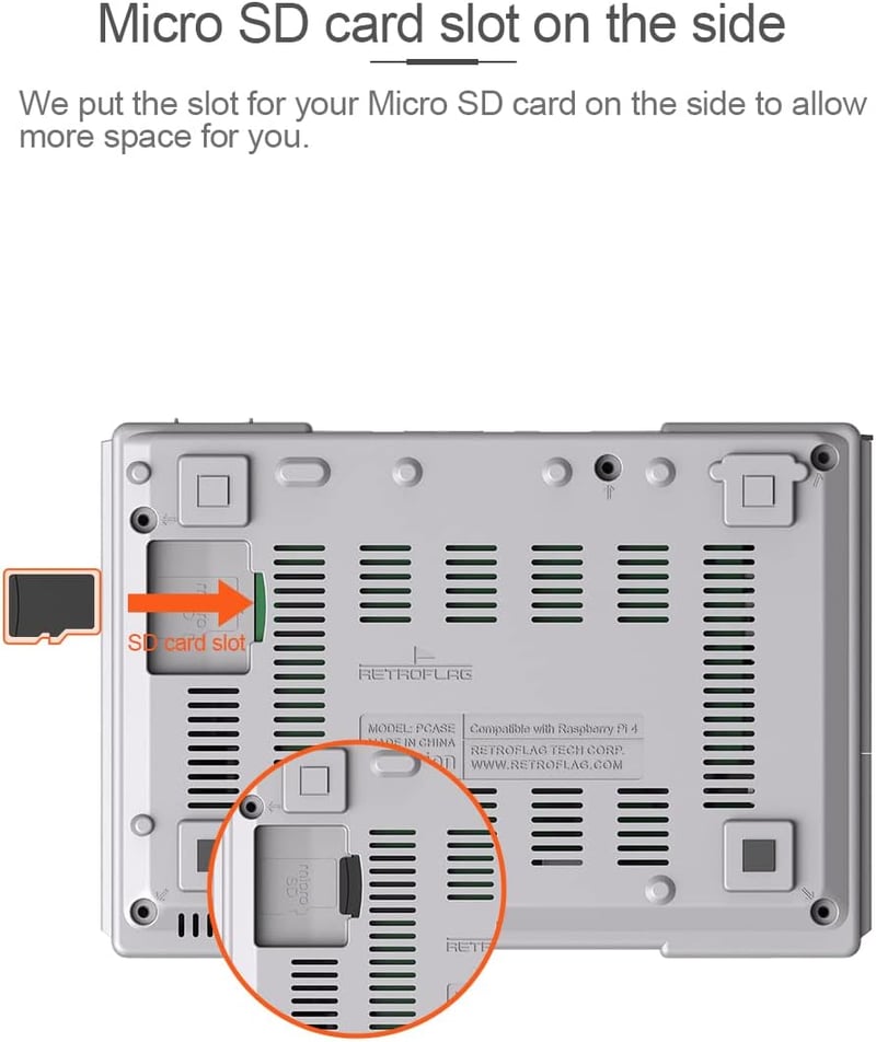 RETROFLAG PiStation Raspberry Pi 4 ház hűtőventilátor HDMI kábellel