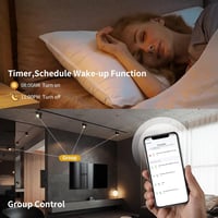 Fitop GU10 WiFi okos izzó Alexa-val, RGB 16 millió szín, dimmelhető app-pal 6