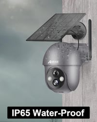 ANRAN 2K Kültéri WiFi Biztonsági Kamera 360° Forgatható Napelemes PIR Mozgásérzékelővel, Reflektorfénnyel, Kétirányú Hanggal, Éjjellátóval,  7