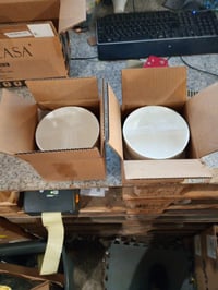 MALACASA Luna porculanski set zdjelica za žitarice 4 kom, 640 ml, set bijelih keramičkih zdjelica za juhu, salatu, desert i doručak 4