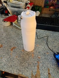 Sticlă de apă din oțel inoxidabil Stanley Flip Straw 2.0 cu pai, 1,06 L, roz (Rose Quartz), menținere temperatură rece 17 ore, anti-scurgere, fără BPA 2