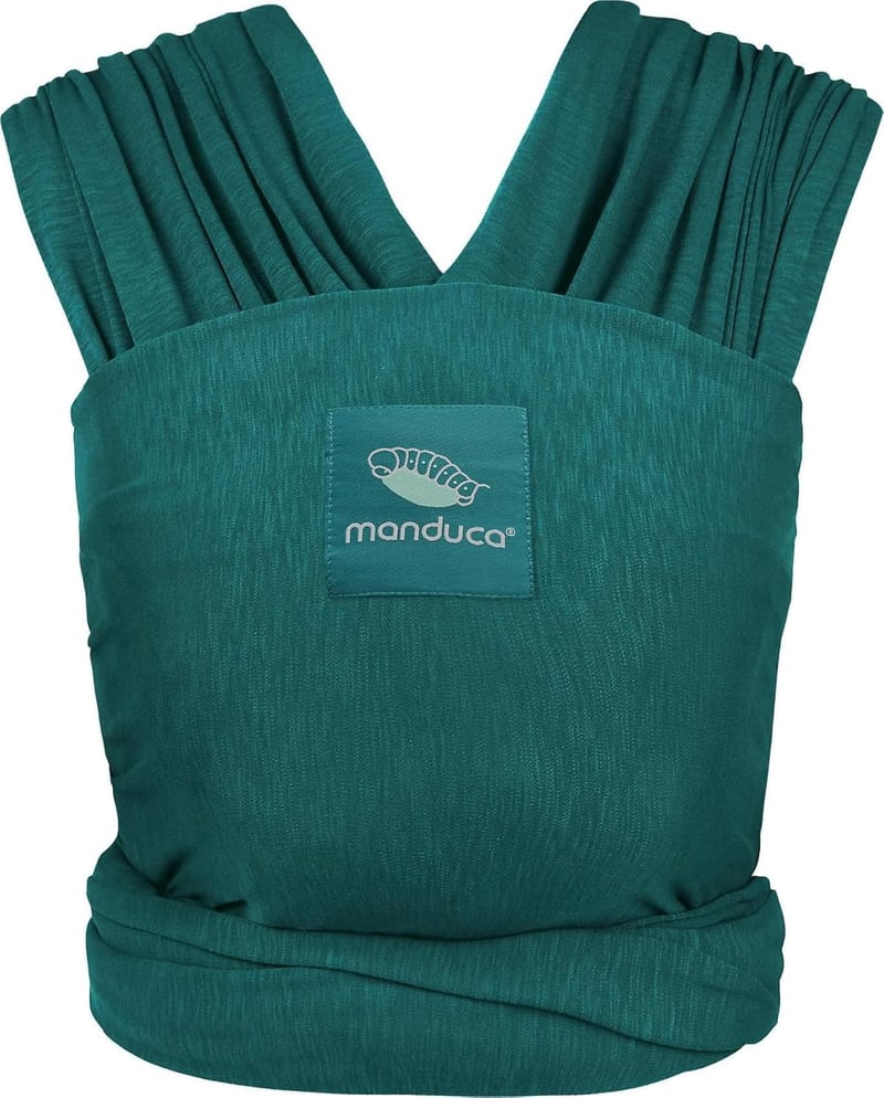 manduca Rugalmas Babahordozó Kendő - Újszülötteknek 3,5 kg-tól 15 kg-ig, 100% Bio Pamut Jersey Anyagból, GOTS Tanúsítvánnyal, Univerzális Mé
