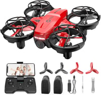Holy Stone HS420 Mini Drón Beépített Kamerával - WiFi Élő Közvetítés, 3 Akkumulátor, Hosszú Repülési Idő, Pályakövetés, Mozgásérzékelés, Mag 1