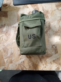 Mil-Tec Patrol Canteen 2 literes katonai kulacs tokkal és hevederrel, olívzöld - használt, enyhén foszló (állapot: lásd a 2. képet) 4