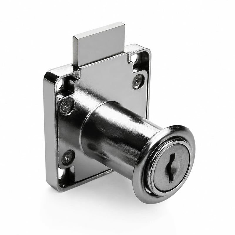 Încuietoare pentru mobilier TopHomer, cilindru 22mm/32mm, încuietoare cu cheie pentru sertar, ușă de vitrină, cutie poștală — 1 cheie lipsă (stare: vezi a 2-a fotografie)