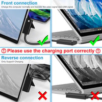Microsoft Surface Dokkoló 11 az 1-ben, 4K HDMI és VGA Tripla Kijelzővel 7