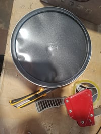 Tortová forma s klipom Dr. Oetker Back-Trend 26 cm, oceľová forma s keramickým povrchom — dno je preliačené (stav: viď 2. obrázok) 2