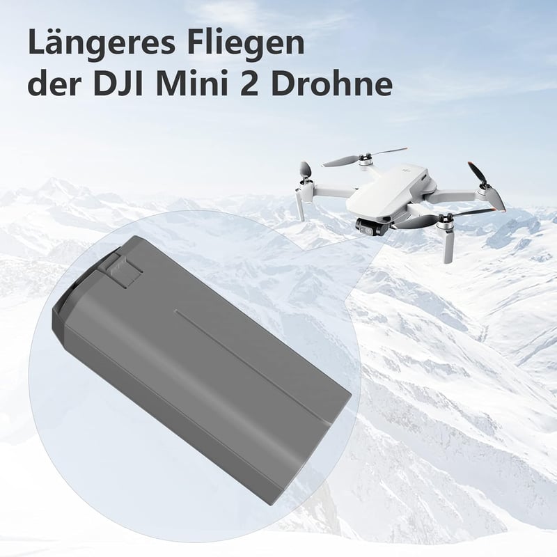 DJI Mini 4K/2/SE drónhoz 2400 mAh intelligens akkumulátor szett, 31 perc repülési idő