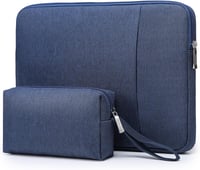 MacBook Pro 14 és Air 13 védőtok szett - HYZUO kék laptop táska 1