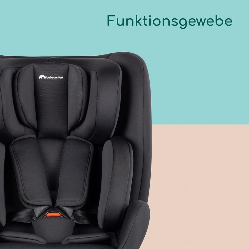 Bebeconfort EvolveFix Plus i-Size 360° Forgatható Autósülés, 0-12 Év, 40-150 cm, ISOFIX, 10 Fejtámla Pozíció, Oldalvédelem, Fekete