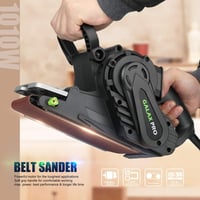 GALAX PRO S1T-SW19-76A Szalagcsiszoló 1010W, 6 Sebességfokozattal, Porszívó Csatlakozással, 533x76mm Csiszolófelülettel, Porzsákkal, Faanyag 5