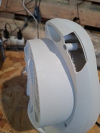 Güde GH 2000 pištolj za vrući zrak 2000 W, s 2 stupnja (1000/2000 W), protok zraka 75 m³/h — slomljeno i napuklo kućište (stanje: vidi 2. sliku) 3