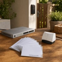 Bezpečnostný balík: 100x RFID karta + 8-port PoE switch + USB čítačka kariet 1