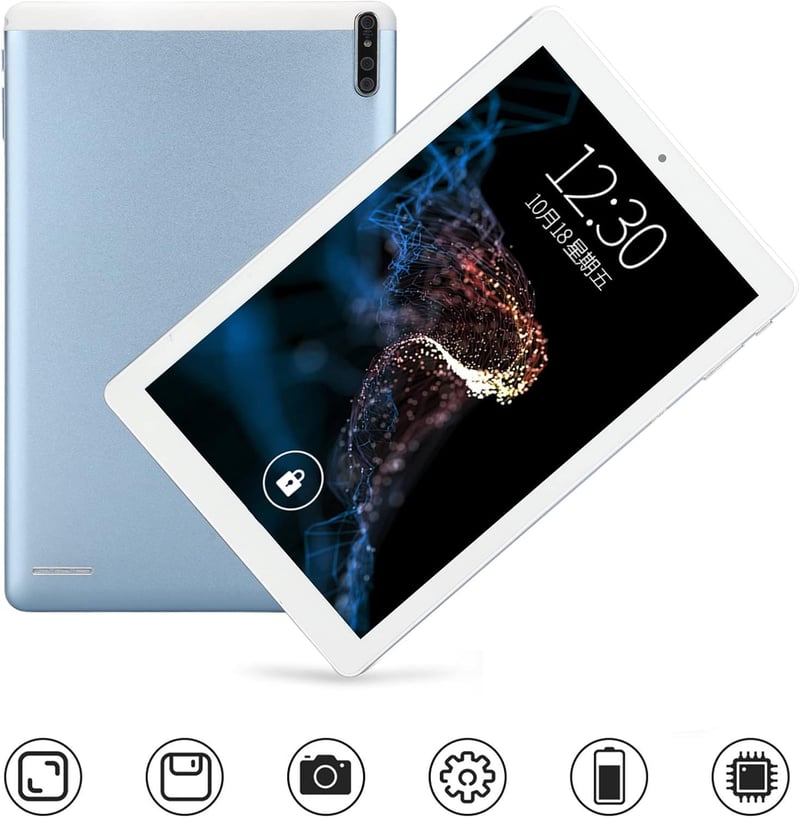 Kék 10,1" Android tablet 3G, HD IPS érintőkijelző, 16GB, dual kamera, WiFi