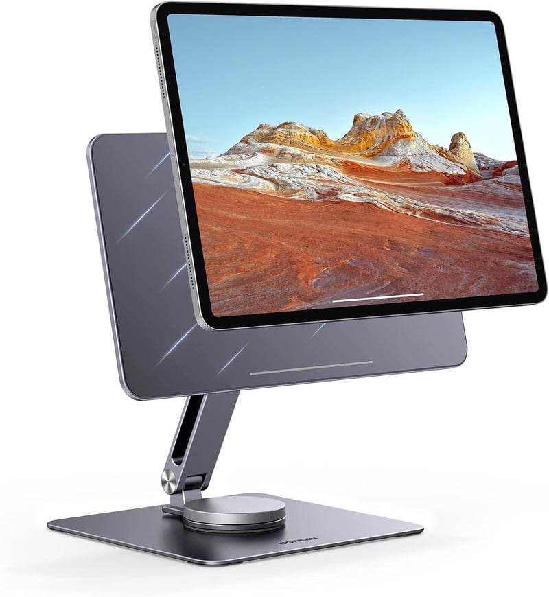 UGREEN Mágneses iPad Tartó - Forgatható Asztali Állvány Pro/Air M2 Modellekhez