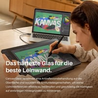 HUION Kamvas 16 Gen 3 Grafikus Rajztábla 15,8" 2.5K QHD Kijelzővel, Tükröződésmentes Üveggel, 99% sRGB, PenTech 4.0, 16384 Nyomásérzékenység 7