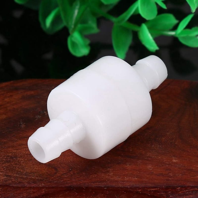 Yosoo Health Gear 8 mm Egyirányú Visszacsapó Szelep - Üzemanyaghoz, Dízelhez, Vízhez - Műanyag Inline Szelep Járművekhez, Lakóautókhoz