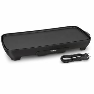 Tefal Malaga XL Plancha CB501812 elektromos asztali grill 2000W — hibás, alkatrésznek: hiányzó hőfokszabályozó (állapot: lásd a 2. képet)