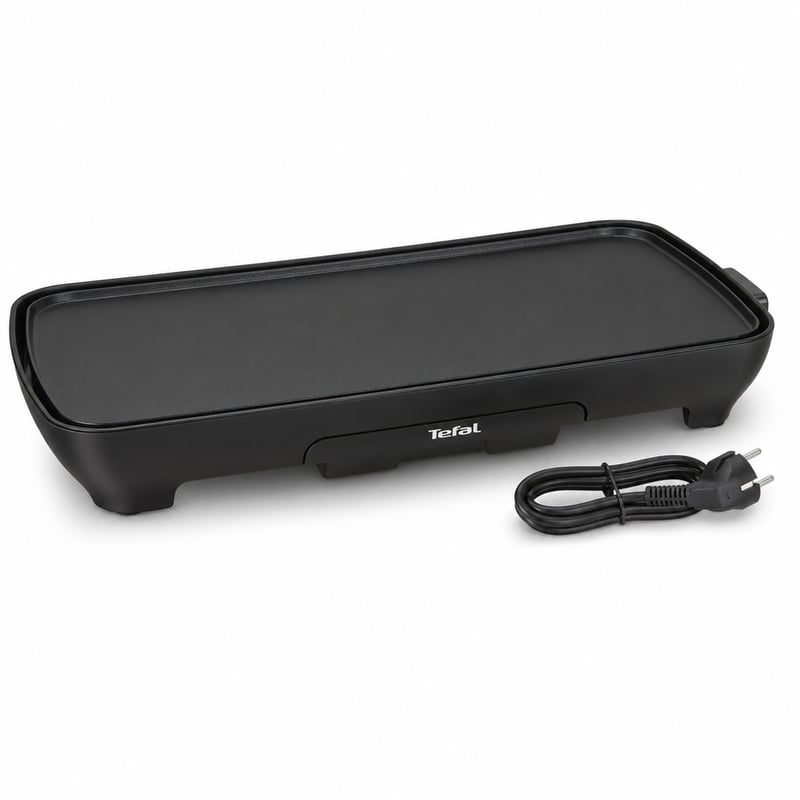 Tefal Malaga XL roštilj CB501812 električni stolni 2000W — neispravno, za dijelove: nedostaje regulator temperature (stanje: vidi 2. sliku)