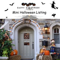 Vicces Halloween-i Fa Ajtótábla Szett - 2 db Szellemes Dekoráció 4