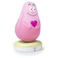 Pabobo Barbapapa Rózsaszín Éjjeli Fény Gyerekeknek - Elemes, Energiatakarékos, Tompítható Világítás, Biztonságos Gyermekszobai Lámpa 5