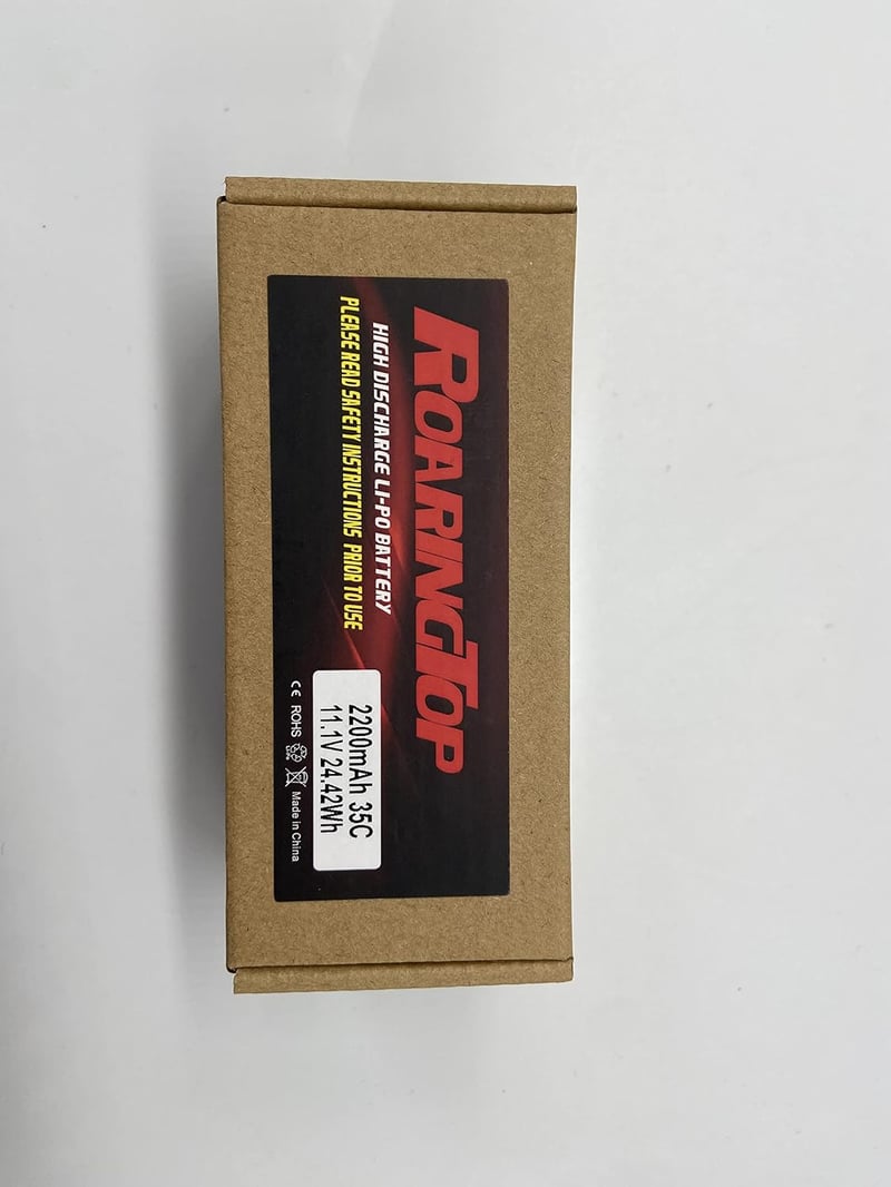 Roaring Top 2200mAh 11.1V 3S 35C LiPo akkumulátor XT60 csatlakozóval RC járművekhez és drónokhoz (2 db)