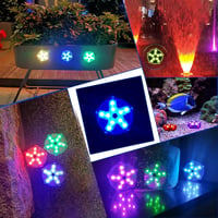DeeprBlu Lebegő Víz Alatti LED Világítás - Színváltó Csillag Alakú Medence Lámpa, IP68 Vízálló, 10 LED, Mágneses, Jakuzzi, Fürdő és Akvárium 6