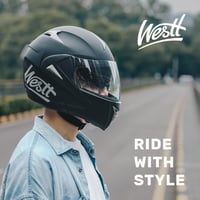 Cască moto rabatabilă Westt, cu certificare ECE-R 22.06 - Mărime M, cască integrală de motocicletă cu ochelari de soare și protecție pentru bărbie, gri mat. 6