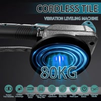Makita 18V-os csempevibrációs gép, 5 sebességes, 60 kg teherbírású, nagy méretű lapokhoz 4