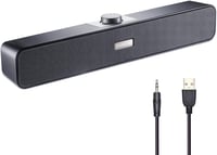 Imdwimd kompakt USB hangprojektor PC-hez, erős hanggal, fekete - 2024-es modell 1