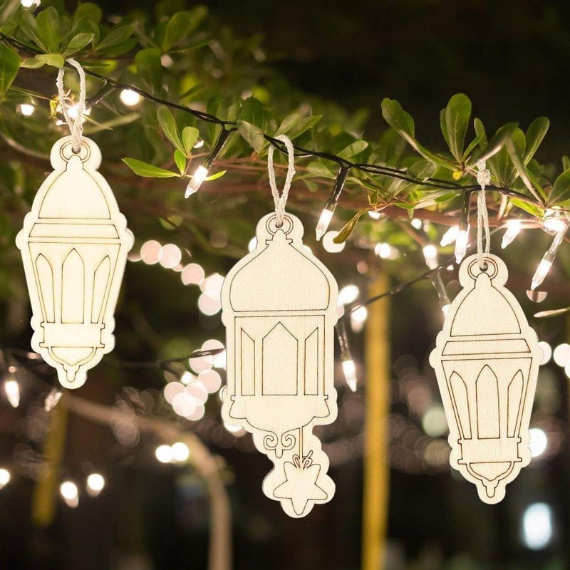 Ramadán fali dekoráció szett - 2 darabos Eid ünnepi dísz