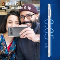 Google Pixel 7 Vékony Matt Védőtok - Átlátszó, Ütésálló 6