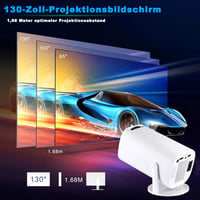 Little Tikes Mini Projektor 1080P Full HD - WiFi6 Bluetooth Autófókusz Vetítő 180° Forgatható Házimozi iPhone/Android Kompatibilis 4