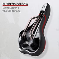 Șa de Bicicletă YOUNGDO cu Gel - Ergonomică, Respirabilă, Absorbantă de Șocuri, Scaun Bicicletă pentru MTB și Biciclete de Șosea, Husă Impermeabilă 4