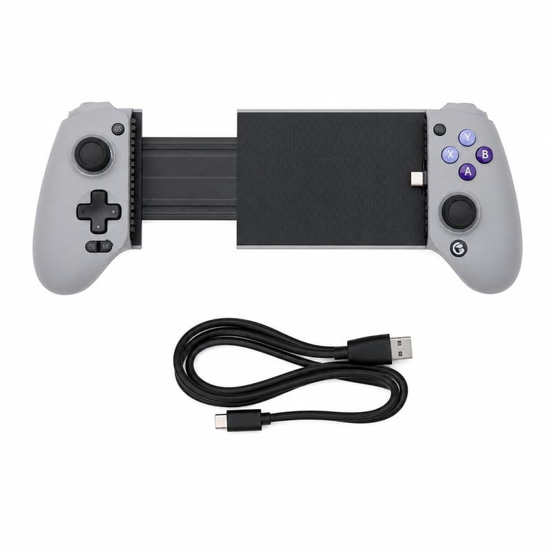 GameSir G8 Galileo mobil játékvezérlő USB-C, Hall — hibás, alkatrésznek: csak kéken villog, nem ismeri fel (állapot: lásd a 2. képet)