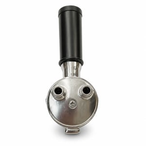Držač filtera (ručka) za De'Longhi Dedica Style EC685.M espresso aparat, srebrni metalni dizajn, za uređaj širine 15 cm