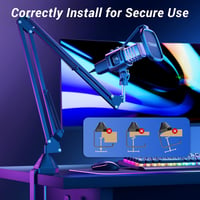 TONOR RGB USB Gamer Mikrofon Állvánnyal - Streaming, Podcast, PS4/PS5 Kompatibilis 6