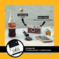 KODAK EKTAR H35 Barna Analóg Fényképezőgép 35mm-es Filmhez, Újrahasználható 9