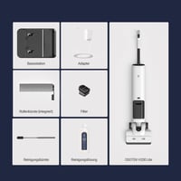 OSOTEK H200 Lite vezeték nélküli padlótisztító és porszívó, 180°-os mozgás, állatszőrre 10