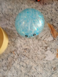 Squishy XXL trblietavá prekvapenie antistresová hračka 5 cm stláčacia mäkká — Niektoré guličky sú prasknuté (stav: viď 2. obrázok) 2
