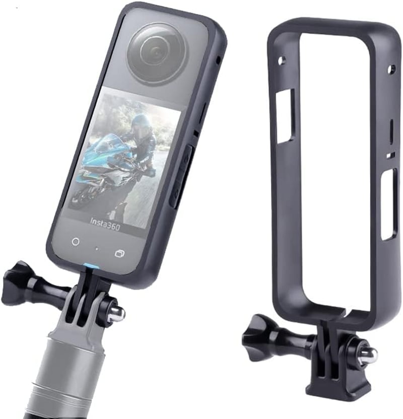 Fenmaru Védőkeret Insta360 X3 Kamerához - Tartós Védőtok Kompatibilis Modell, Könnyű 30g Kiegészítő Akciókamerához
