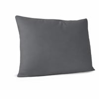 Husă de pernă din bumbac jersey Dreamzie, antracit, 30x50 cm, 1 bucată, husă de pernă lavabilă din bumbac moale, gri 1