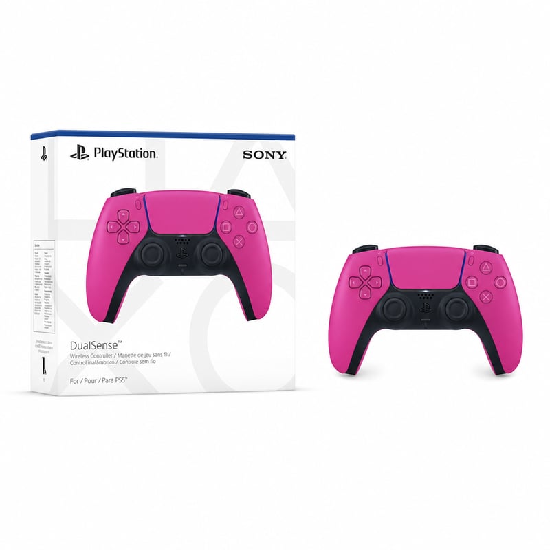 Bezdrôtový ovládač Sony DualSense vo farbe Nova Pink pre PlayStation — Obe páčky (ľavá aj pravá) driftujú (stav: viď 2. obrázok)