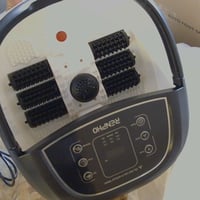 Elektrický masážny kúpeľ na nohy RENPHO so shiatsu valčekmi, bublinkovou hydromasážou, reguláciou teploty a časovačom, čierny 2