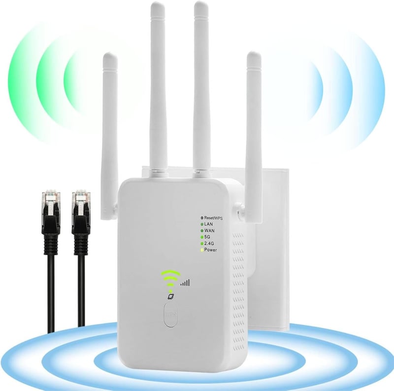 TP-Link AC1200 Dual Band WiFi Jelerősítő 4 Antennával és Ethernet Porttal