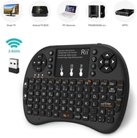 Rii i8+ vezeték nélküli mini billentyűzet touchpaddal, LED háttérvilágítással 4